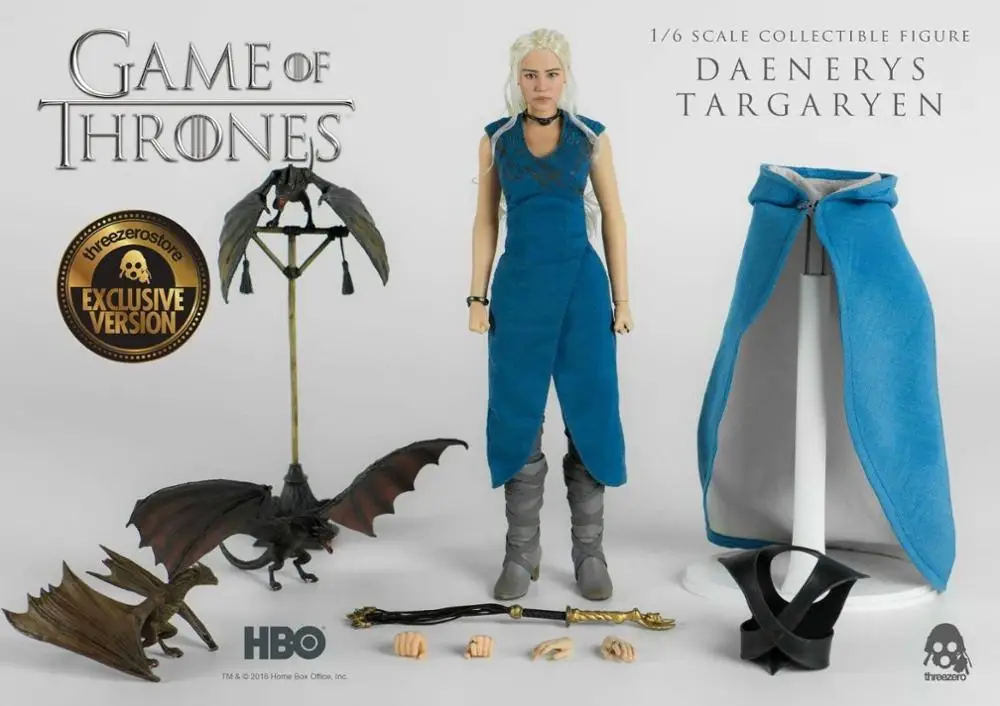1/6 весы полный набор фигурка тройной Игры престолов 3Z0018 dazenerys модель Targaryen игрушка