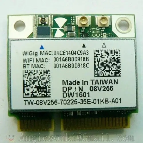 WiGig DW1601 QCA9005 802.11AD мини PCl E 7 Гбит/с WiFi карта + Bluetooth для Dell беспроводной 6430u E5440 E6430 E7240