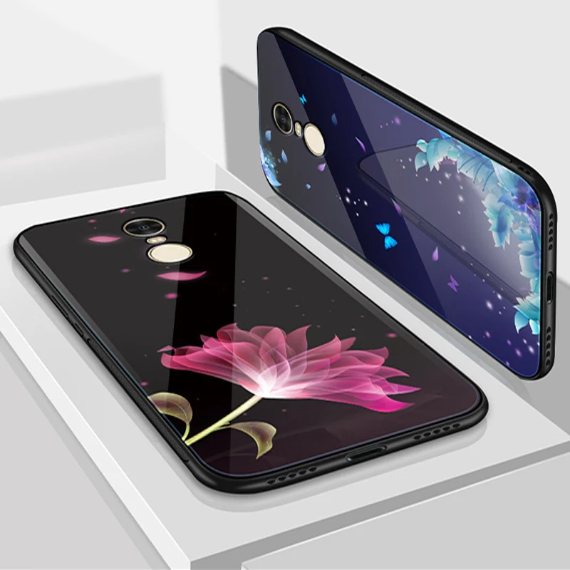 Чехол для xiaomi redmi Note 4X модная задняя крышка из закаленного стекла чехол Redmi 4 X