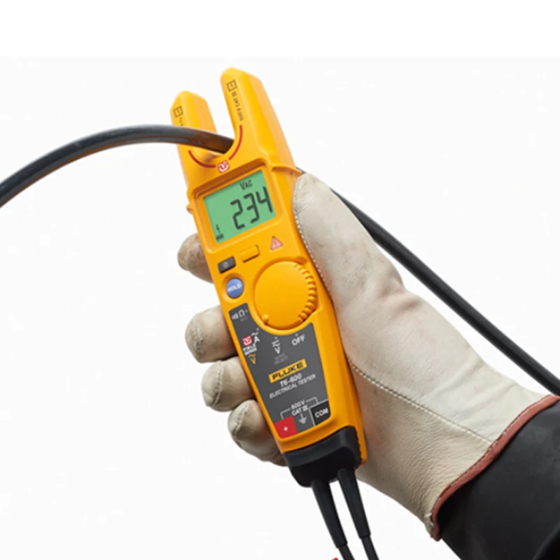 Fluke T61000 бесконтактные Клещи для измерения напряжения вилка Вольтметр Амперметр с