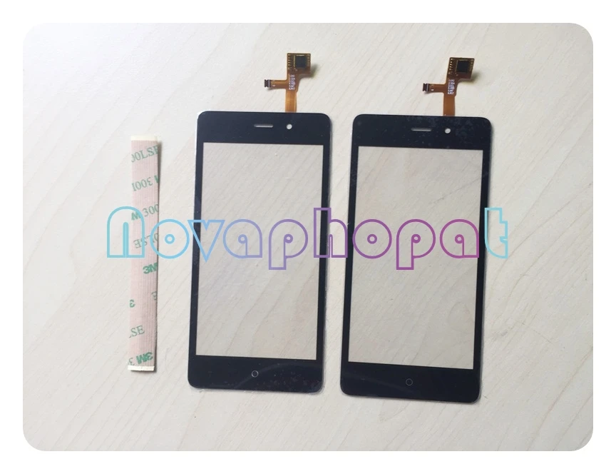 Novaphopat черный/белый/сенсорный экран в золотом цвете для BQ 4526 BQS-4526 BQ-4526 Fox сенсорный экран дигитайзер замена экрана