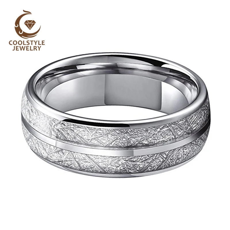 Мужская и женская свадебная лента вольфрамовое обручальное кольцо с имитацией
