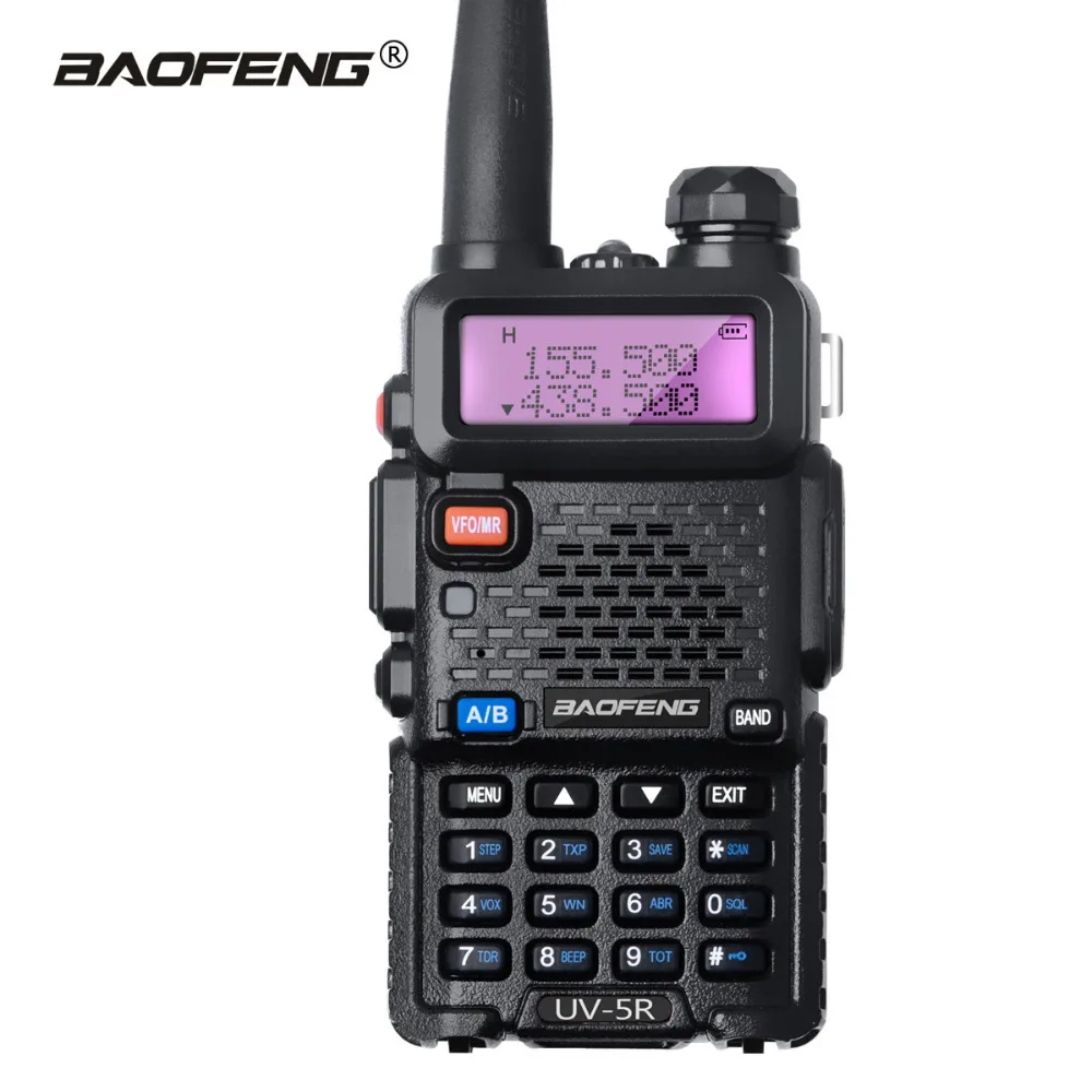 Baofeng UV 5R 8 Вт Двухдиапазонная рация UHF VHF UV5R CB Radio128CH VOX Ham радиоприемопередатчик для