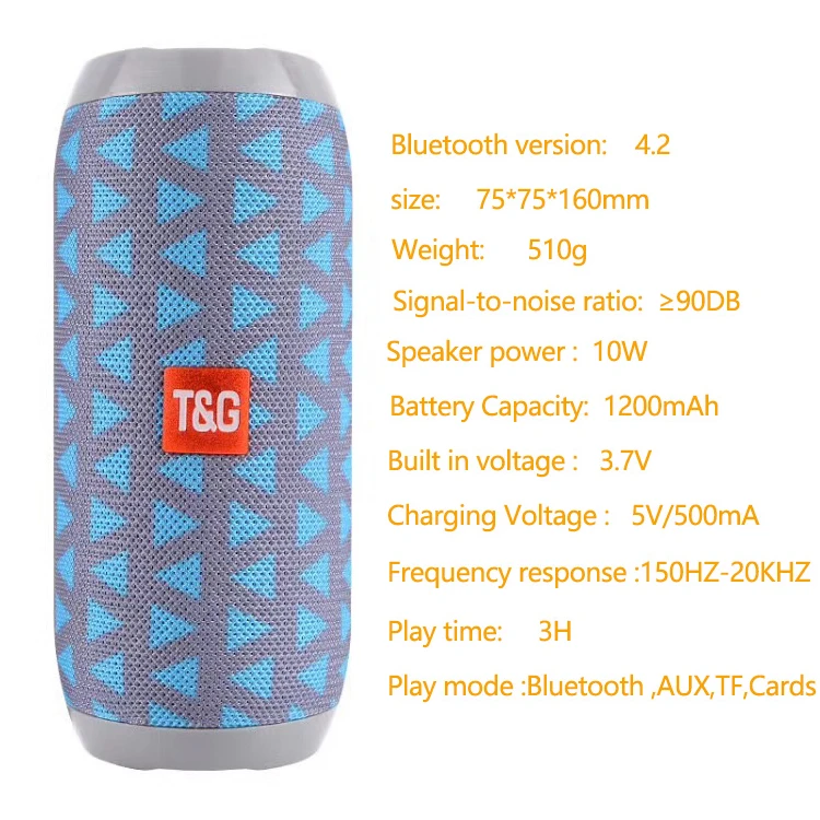 Bluetooth Колонка HANTOPER уличная мини звуковая панель водонепроницаемая Портативная