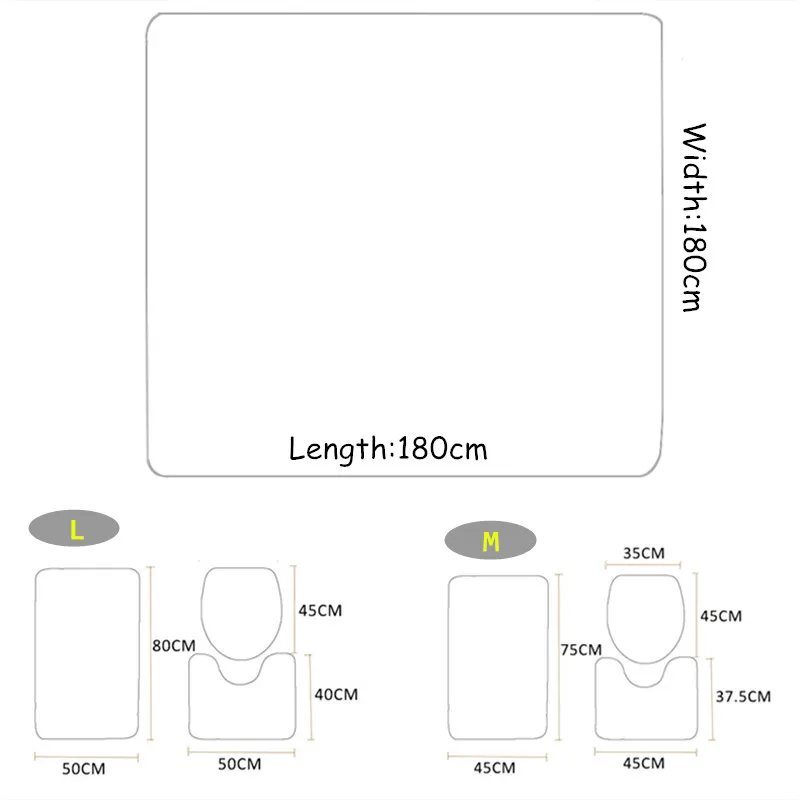 

American style Beautiful girl shower curtain set polyester waterproof shower curtain 180x180cm with bathroom Animal mat 4pcs/set