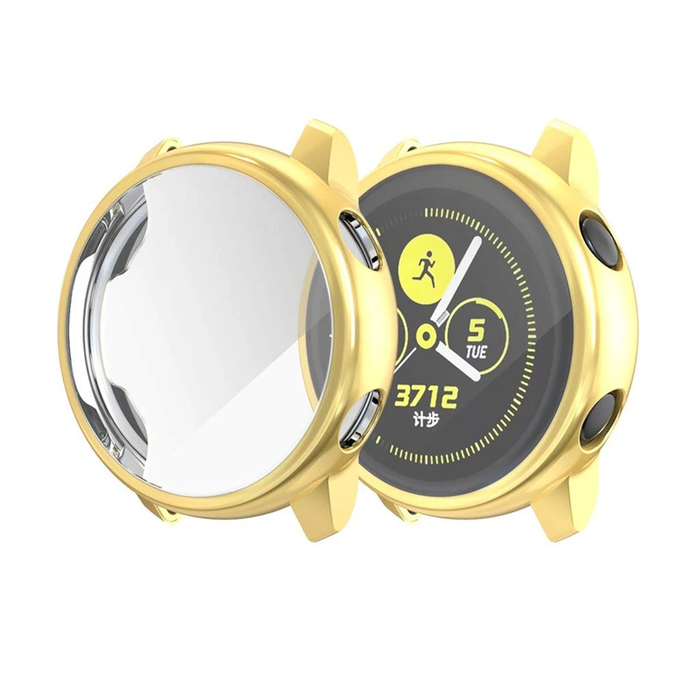 Чехол из ТПУ с полным покрытием против царапин для наручных часов Samsung Galaxy Watch Active