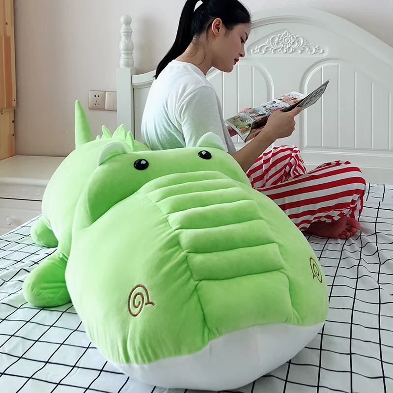 Jumbo мягкий игрушечный плюшевый крокодил животных мягкие мультфильм Бегемот кукла-подушка украшение подарок 63 дюймов 160 см DY50680