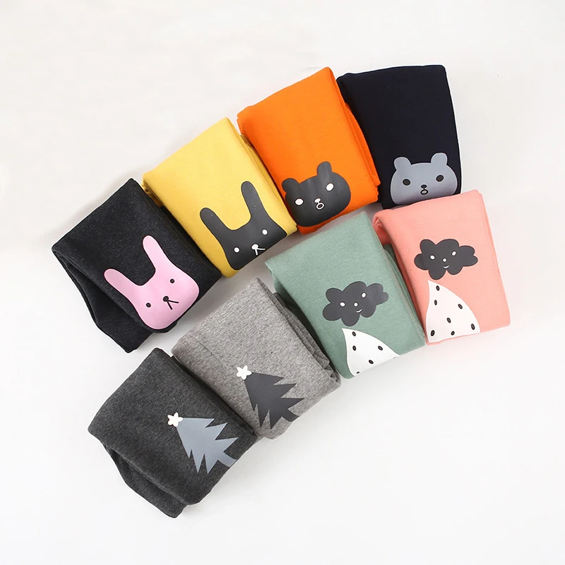 

2017 autumn/winter new fashion with velvet thickening warm kids pants 2-8 year children pants girls leggings
