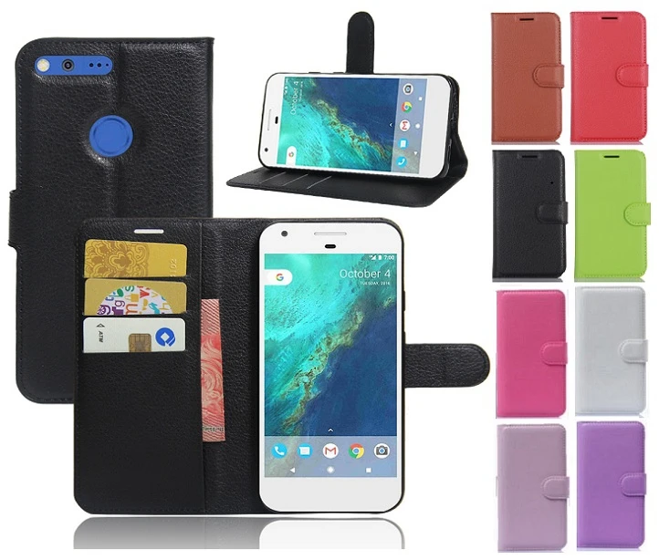 Роскошный кожаный чехол с держателем карты для карт чехлы телефонов Google Pixel XL|case