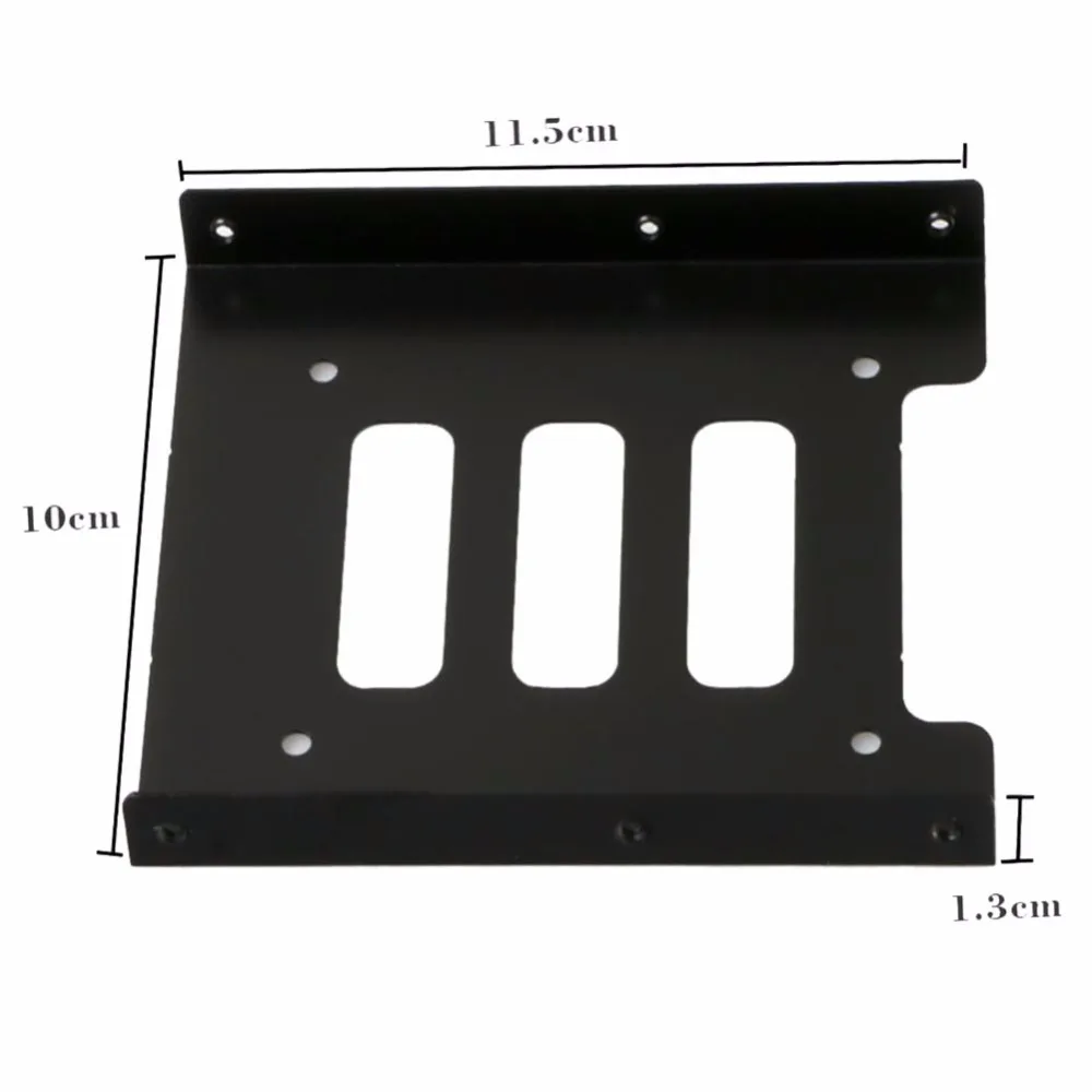

NEW Metal For PC Hard Drive Enclosure Holder 2.5 Inch SSD HDD To 3.5 Inch Mounting Adapter Bracket Dock Hard Drive Holder