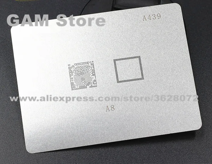 A8 CPU RAM BGA трафарет для iPhone 6 6Plus процессор чип реболлинг IC Pins шаблон прямого нагрева