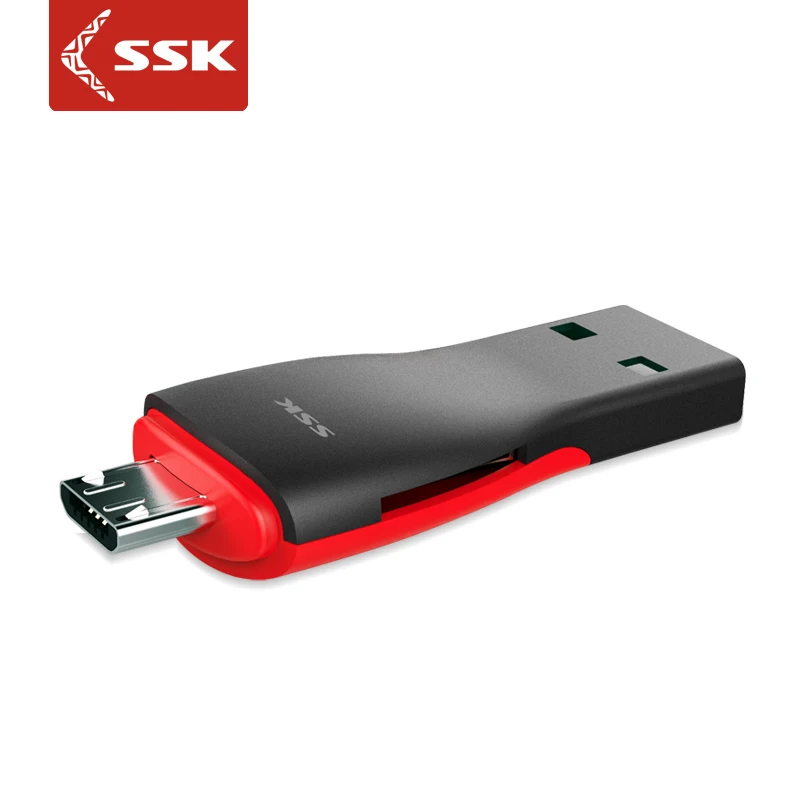 Считыватель карт памяти SSK TF OTG для мобильных телефонов и компьютеров устройство