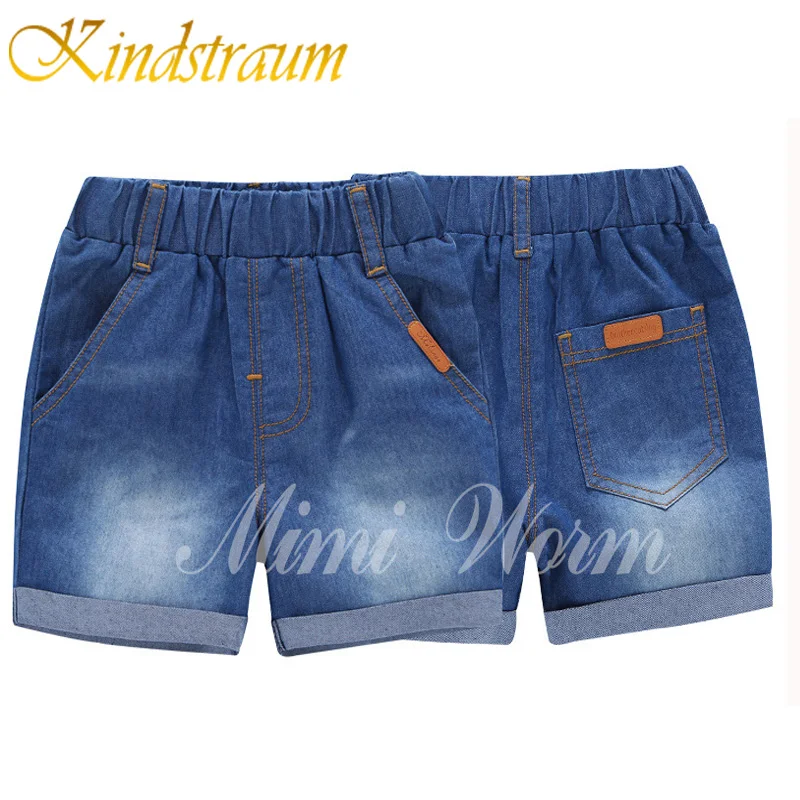 Kindstraum/12M-8Y детские летние джинсы, шорты джинсовые шорты для мальчиков Одежда для маленьких девочек джинсовые штаны повседневные штаны летняя одежда для детей, MC505