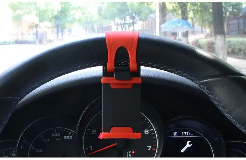 Автомобильный держатель для телефона Mini Air Vent крепление на руль Peugeot 307 206 308 407