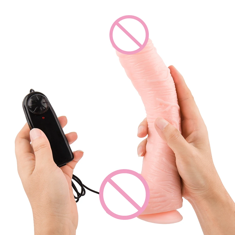 

10.5" Huge Silicone Penis Realistic Big Dildo Vibrator Clitoris Vagina Vibrator G Spot Suction Cup Strapon Sex Toys For Woman