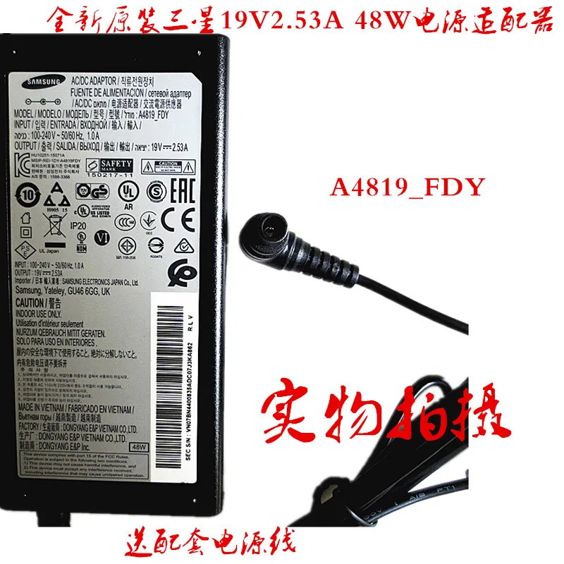 A4819 _ FDY новый оригинальный адаптер питания 19V 2.53A 48w|Адаптеры AC/DC| |