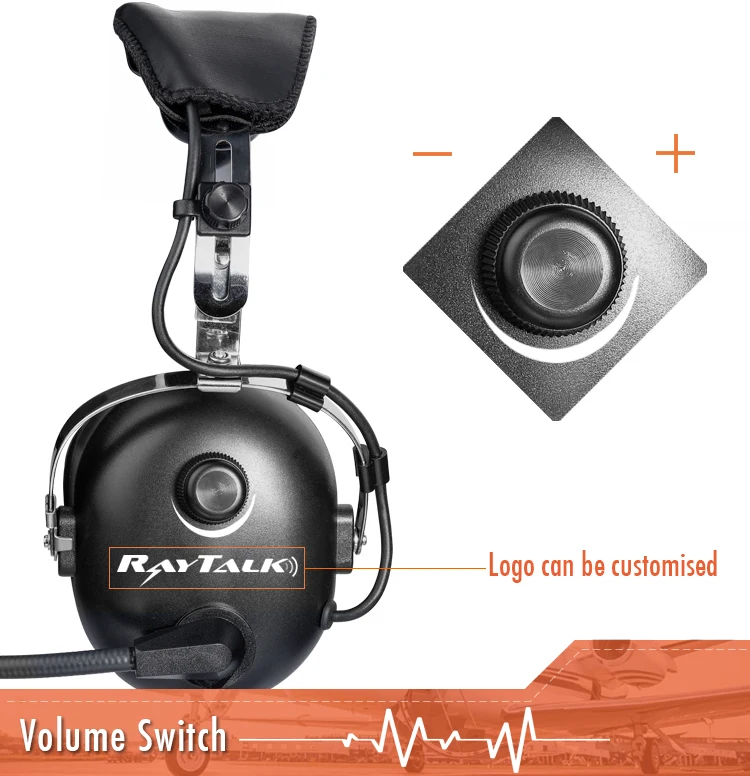 Bluetooth Пластиковые ушные раковины active noice уменьшить авиационную гарнитуру с электретным микрофоном
