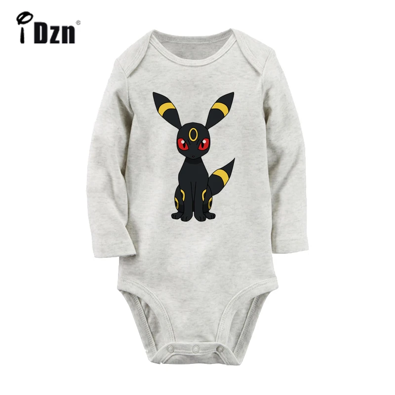 Милый комбинезон с покемоном Иви для всей семьи, Umbreon DIO Symbol, дизайнерский боди для новорожденных, комбинезон с длинными рукавами для малышей, Onsies, хлопковая одежда - Цвет: JaBaby994GC