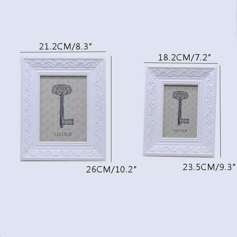 7 дюймов Европейский минималистский узор деревянная фоторамка креативная