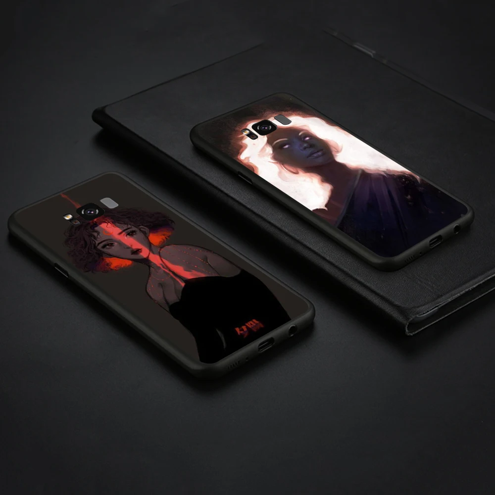 Мягкий чехол для телефона Lavaza Space girl Samsung Galaxy S8 S9 S10 Plus A6 A8 A9 2018 A30 A50 TPU | Мобильные