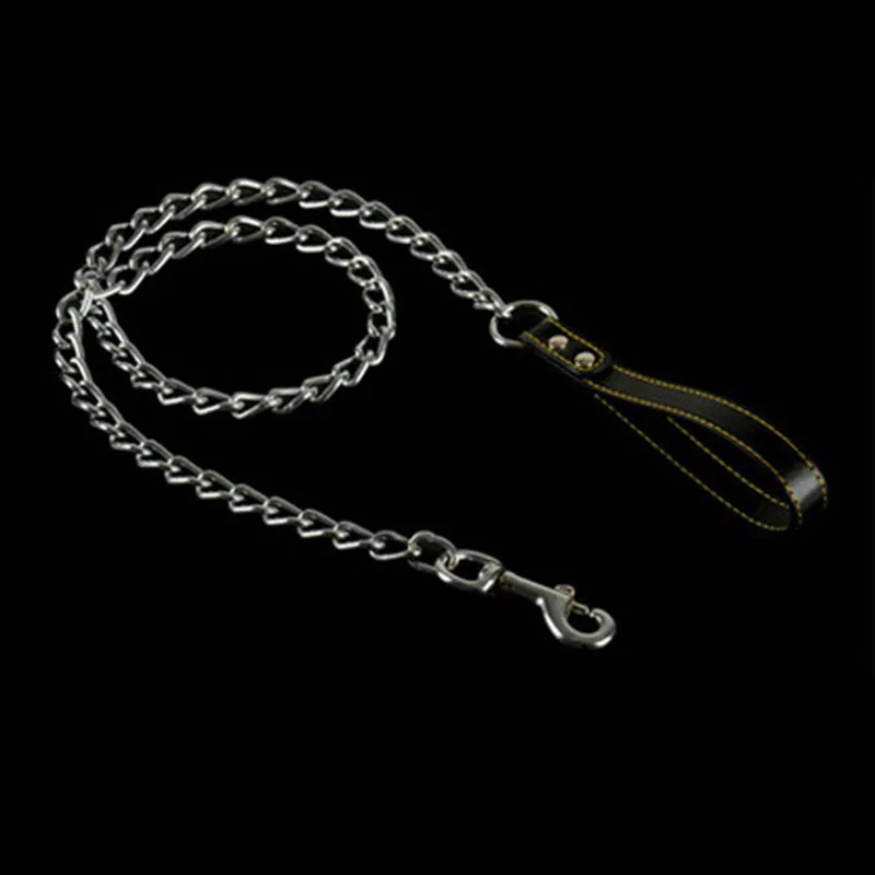 Поводок для собак из нержавеющей стали с антиукусом сверхпрочный Повседневный