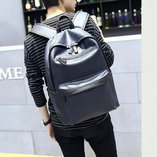 Рюкзак для ноутбука 15 6 дюйма коричневая/черная кожаная школьная сумка