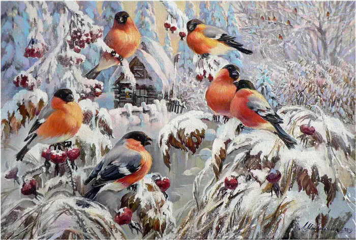 

2016 New mosaic diamond embroidery beads christms snow trees Love birds diamonds cross stitch painting Inlay handwork