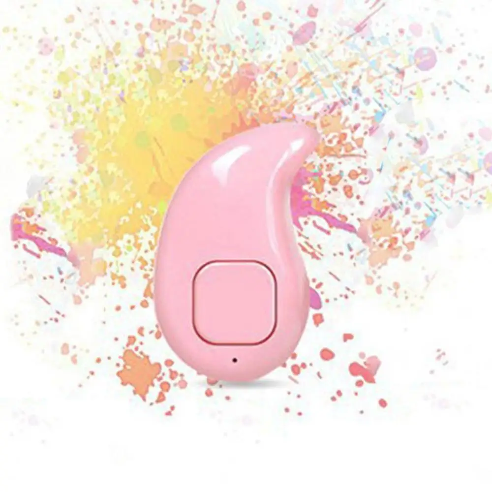 pink Портативные мини Bluetooth наушники мини-гарнитура Беспроводные S530 V4.0 беспроводные наушники гарнитура Hands Free - Цвет: pink