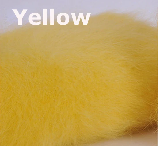 Новинка, Зимняя женская тонкая вязаная норковая кашемировая юбка, осенняя Теплая юбка, разные цвета, D3 - Цвет: Цвет: желтый