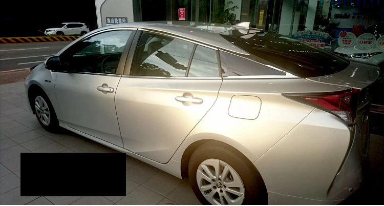Lsrtw2017 304 нержавеющая сталь окна автомобиля планки для toyota prius xw50