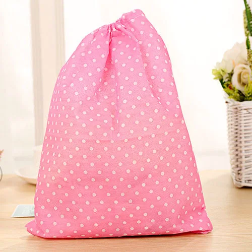 Шикарная Нетканая сумка для хранения обуви дорожная моющаяся 5 цветов