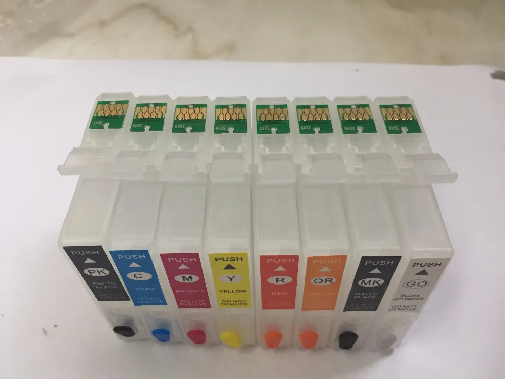 Картридж для принтера Epson Surecolor P400 многоразовый T3240 T3241 T3242 T3243 T3244 T3247 T3248 T3249|refillable