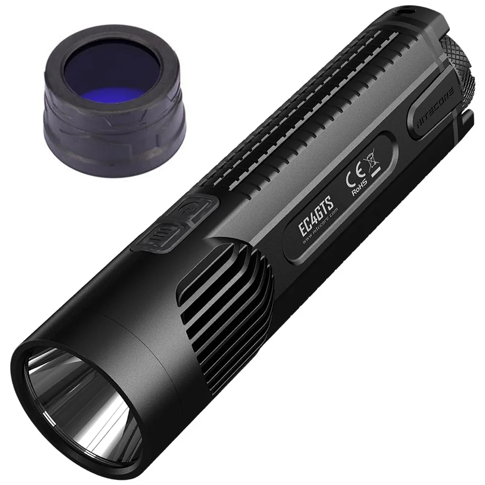 NITECORE EC4GTS 1800LM высокопроизводительный пылающий прожектор 396 метровый фонарь для