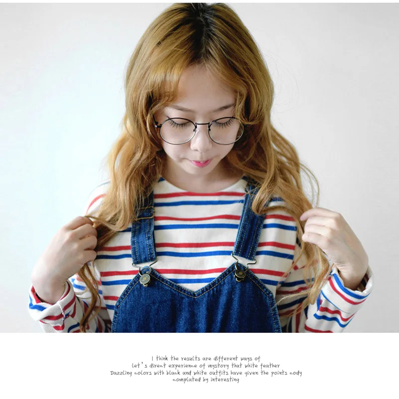 Корейский мужчины женщины круглые металлические ретро очки кадр со съемной