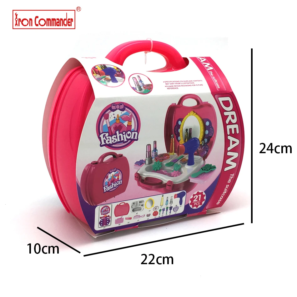 Косметическая коробка для кукол игрушка принцессы шкатулка украшений ролевых