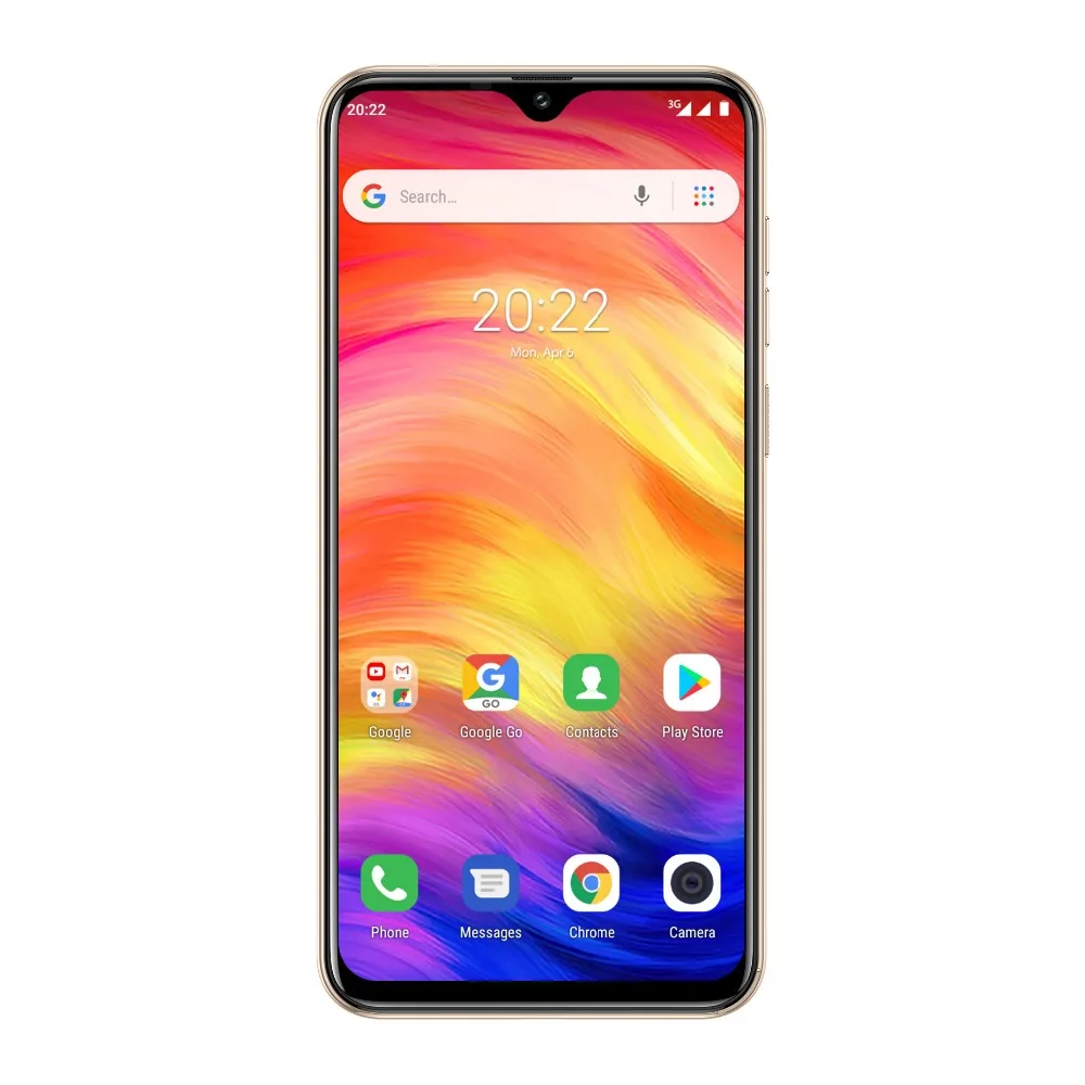 DOOGEE Y8 Android 9,0 мобильный телефон 6,1 inch 19:9 Экран MTK6739 4 ядра 3 GB 16 GB 8MP 3400 mAh отпечатков пальцев 4G смартфон