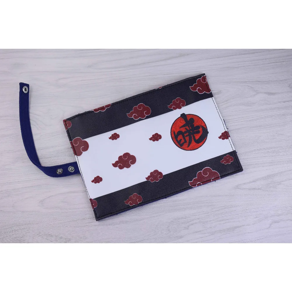 Новое поступление: Аниме Наруто Shippuden Akatsuki Холст Детская удобная ручка для хранения прокрутки сумка