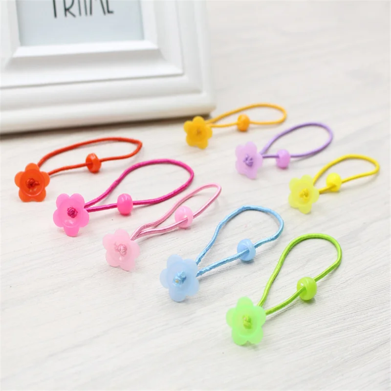 Модные эластичные резинки для волос в Корейском стиле 20 шт./лот карамельные цвета