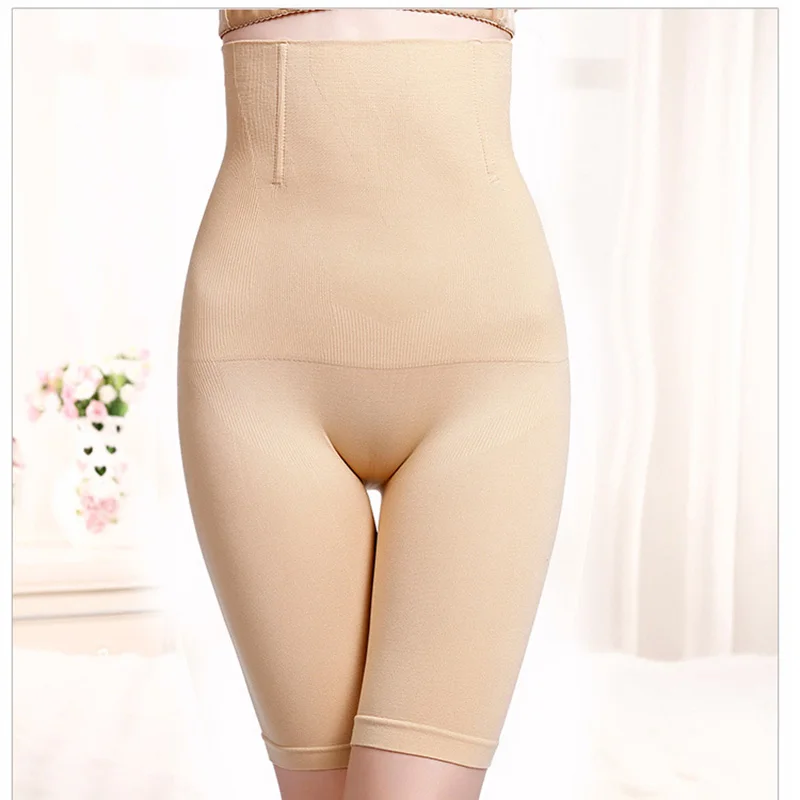 Moldeadores de cintura alta para mujer, bragas de Control de barriga, bragas, ropa interior moldeadora de cuerpo, cors&eacute;-3