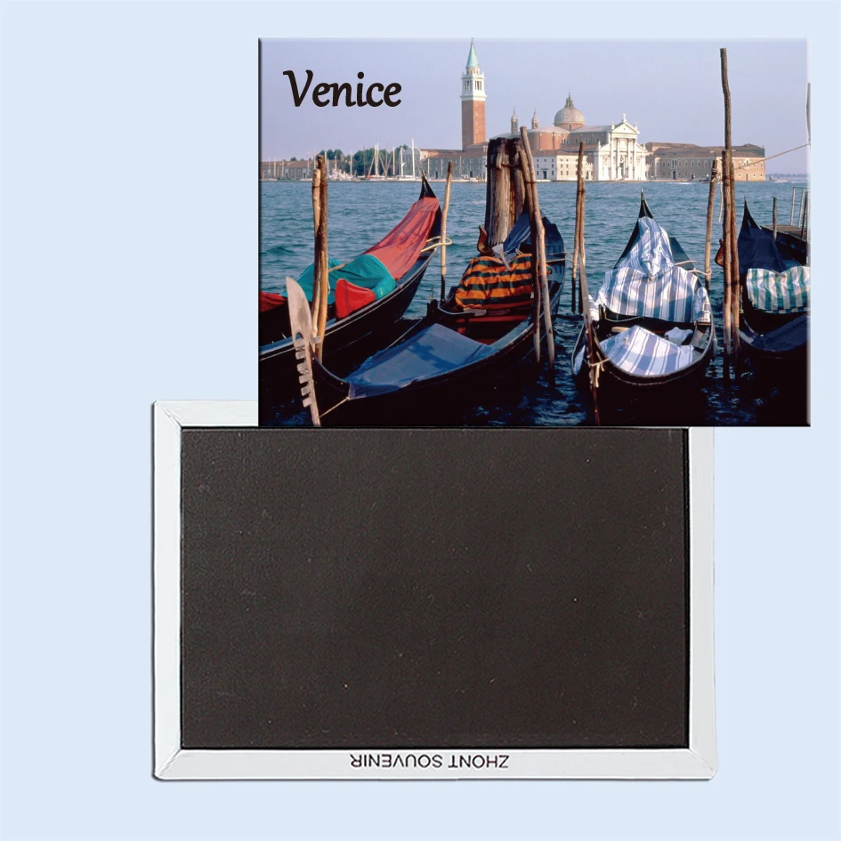 

Ships In The Bay,Venice,Magnetic Refrigerator Affixed With Tourist Souvenirs Home Accessories 24902