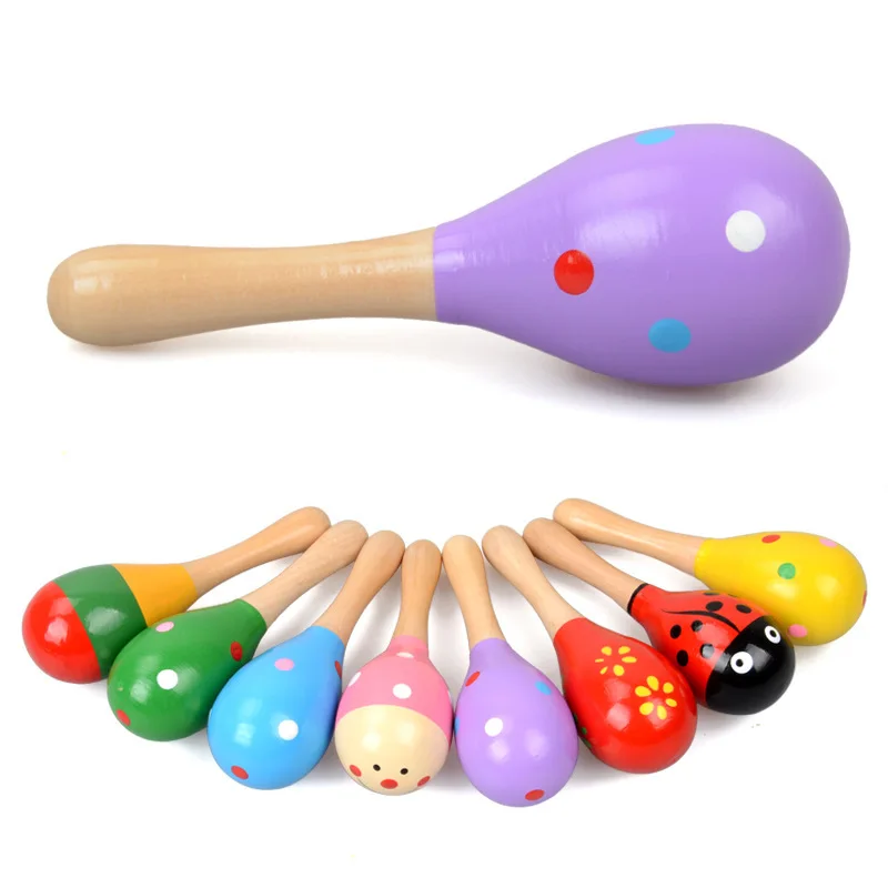 Детские музыкальные погремушки Maracas вечерние Развивающие игрушки для детей