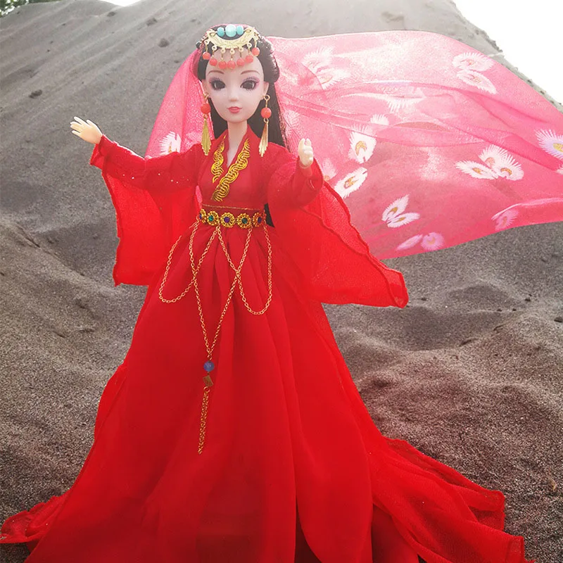 Ancient Dress Doll Chinese Imperial Concubine Court Fairy Suit Joints Beautiful Girl Princess Dolls with Clothes - Цвет: 5