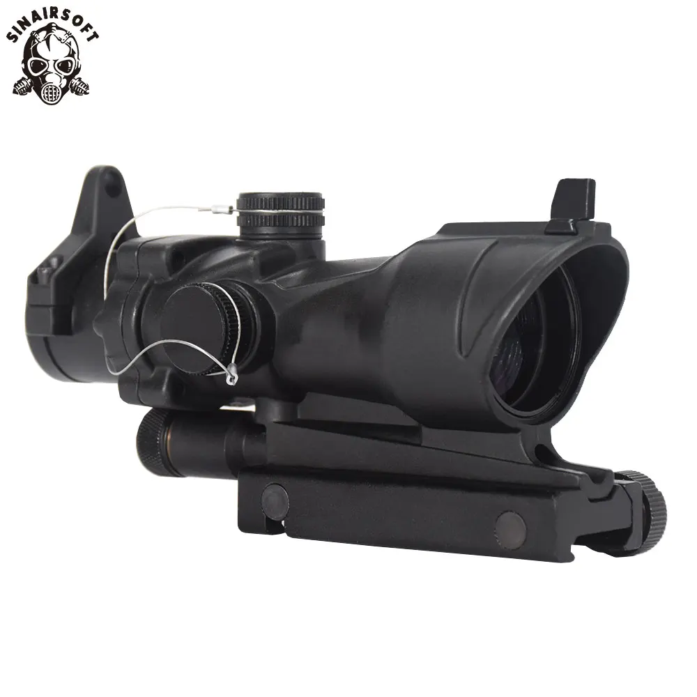 Тактический ACOG 4x32 оптический прицел с 11 мм 20 мм Пикатинни Крепление база для винтовок прицел охота стрельба