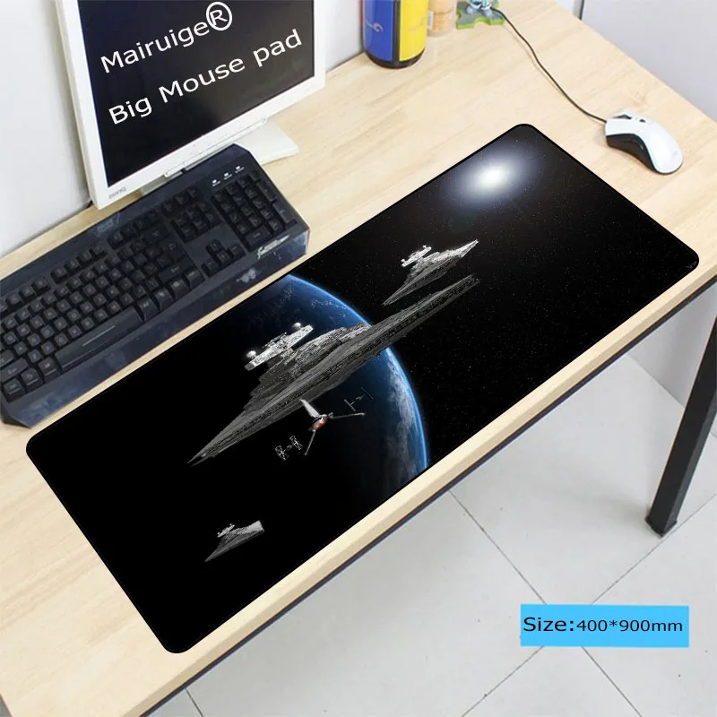 300X800X2MM Mairuige Звездные войны большой игровой черный коврик для мыши Коврик для клавиатуры Настольный коврик для компьютера ноутбук коврик для мыши Коврик для мыши - Цвет: 300X800X2MM