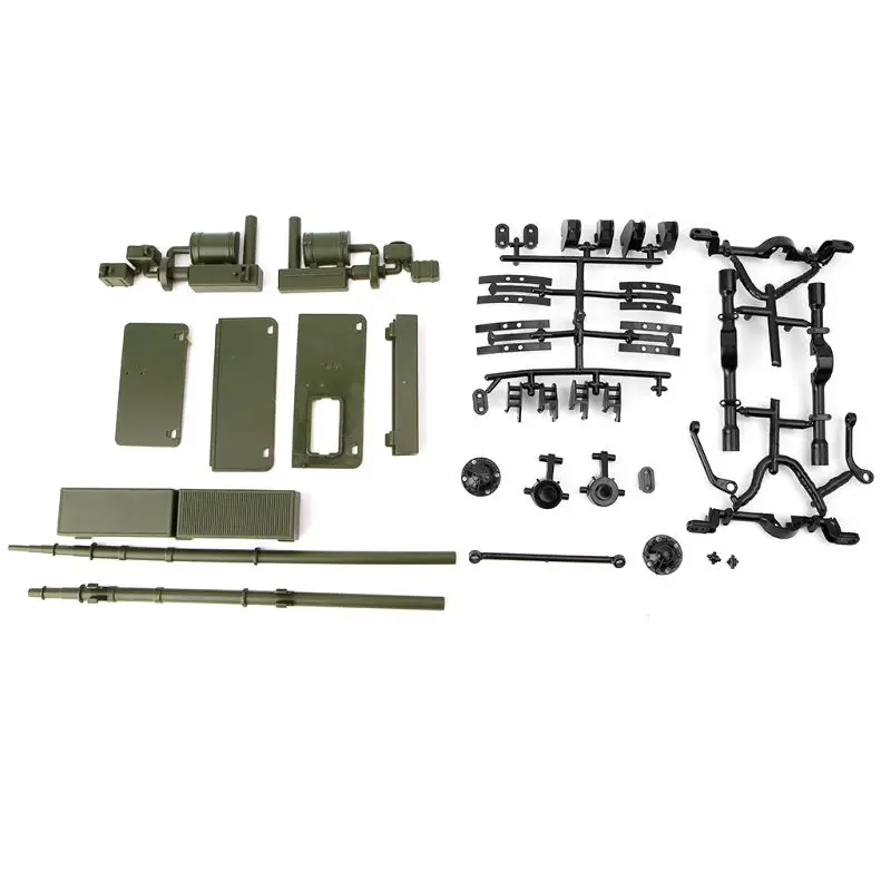 

WPL B36 1:16 RC Car 2.4G 6WD Military Truck Rock Crawler Command Communication Vehicle Kit DIY Toys For Boys