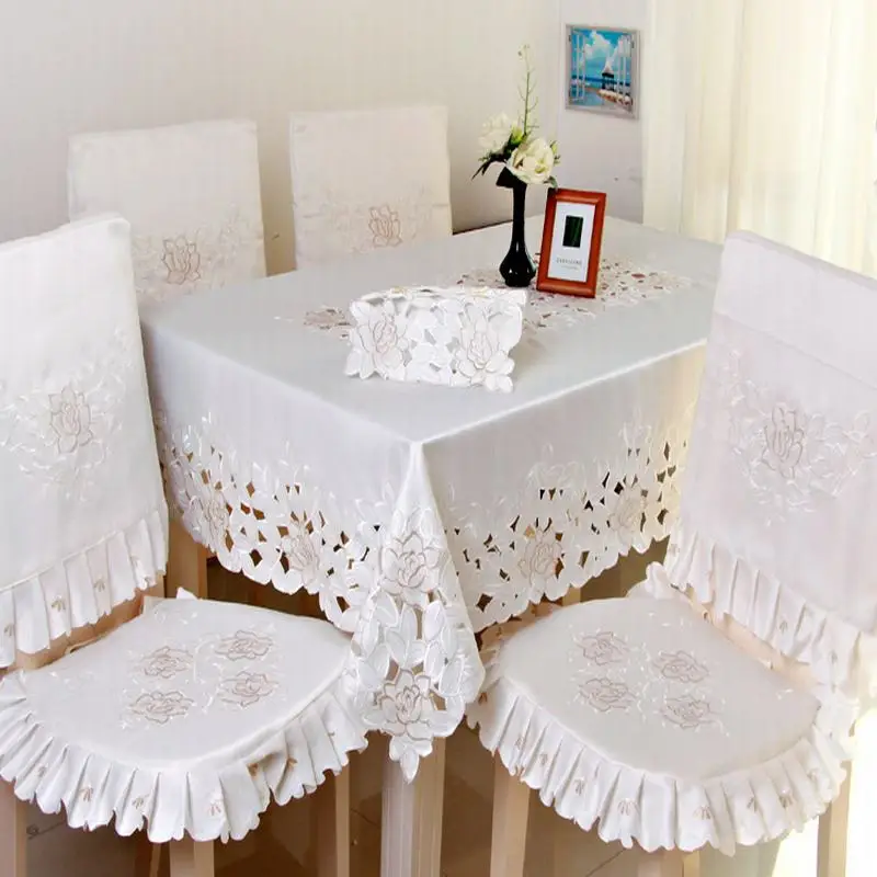 Белое розовое Рождественское украшение пасторальная Цветочная вышитая