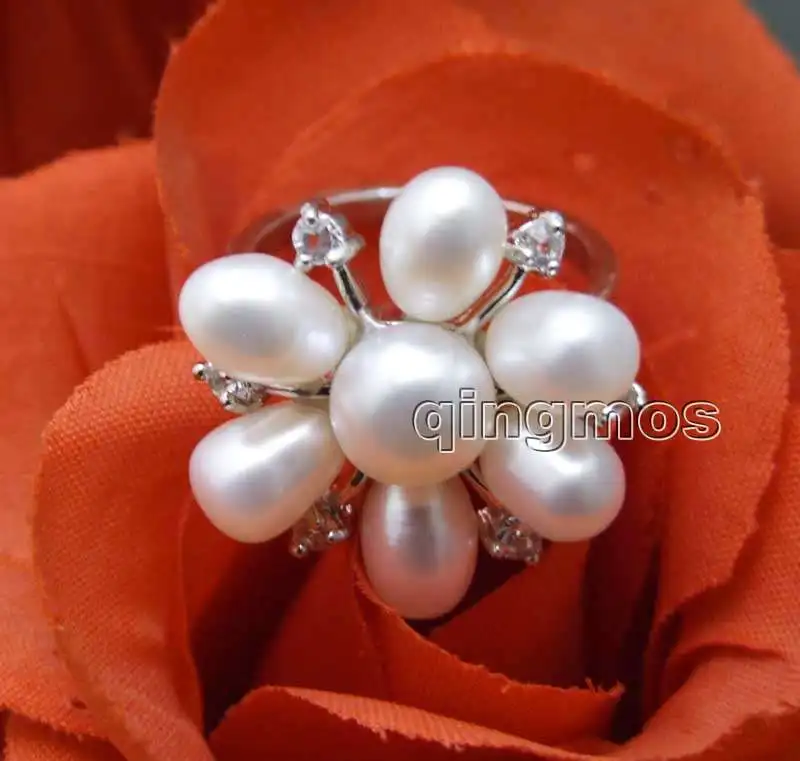 Новые Модные женские ювелирные изделия подарок 20 мм белый рис натуральный жемчуг