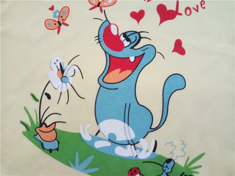 QD-01 OGGY комплекты детской одежды для мальчиков футболка с короткими рукавами и рисунком+ шорты для детей 2-7 лет