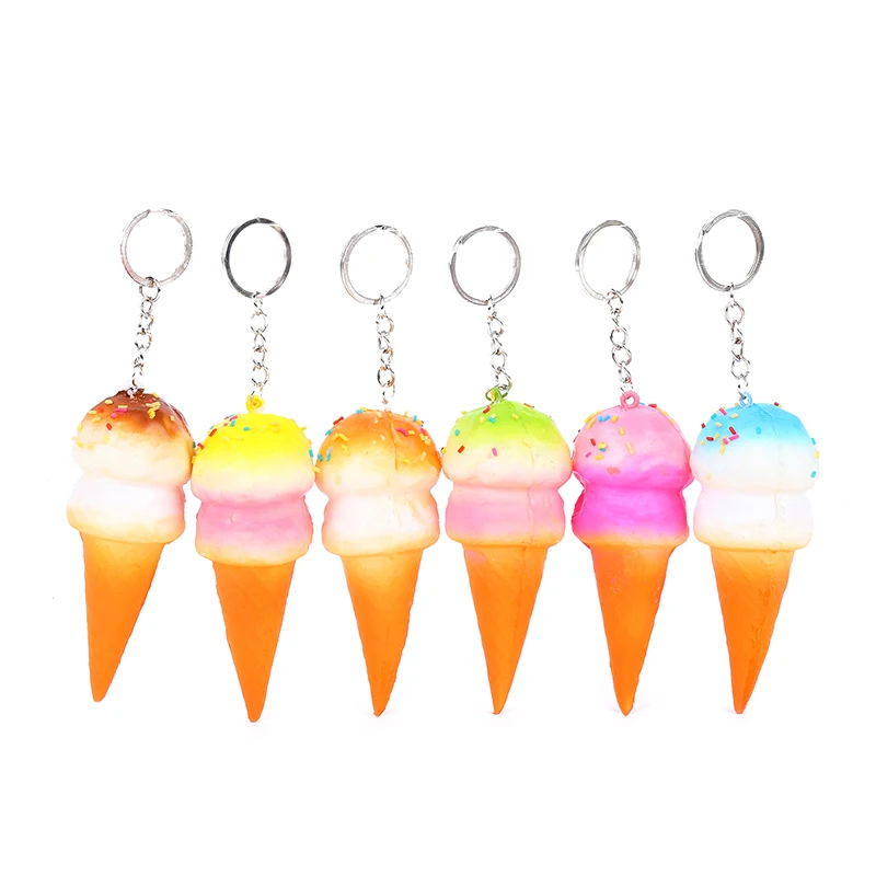 SIDANQING медленно растет мороженое конус icecream Сжимаемый пакет PU Мягкий снятие
