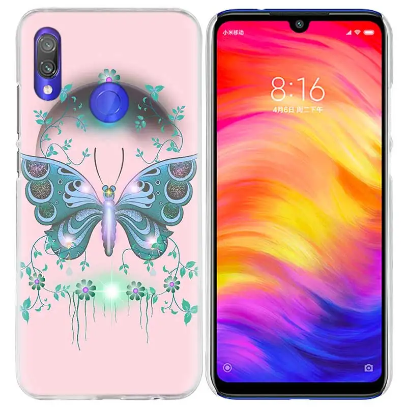 Чехол с мандалой и бабочкой для Xiao mi Red mi Go Note 7 6 6A Pro S2 5 4X mi A1 A2 9 mi x 3 5G 8 lite Play F1 жесткий чехол для телефона из ПК - Цвет: 09